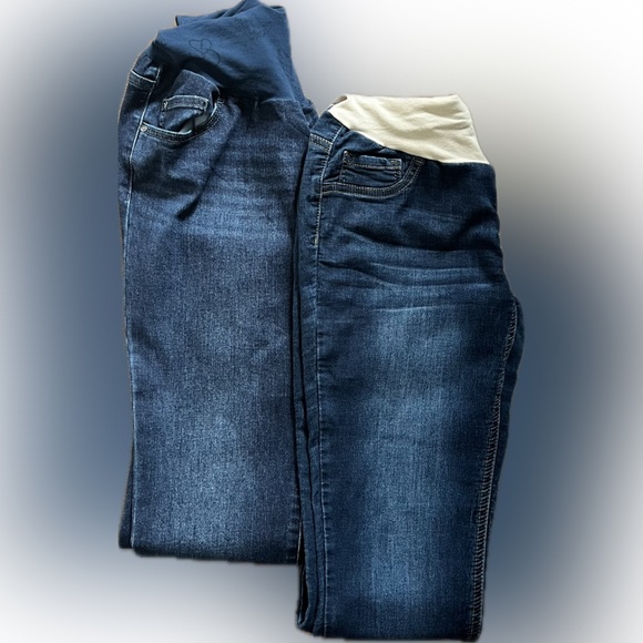 Jessica Simpson & Indigo Blue Other - Jessica Simpson & Indigo Blue Maternity Dark Wash Skinny Denim Jeans - Bundle